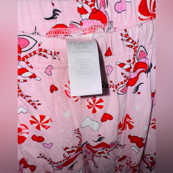 Unicorn peppermint knit pj's children's place Adult XXL - Picture 5 of 7